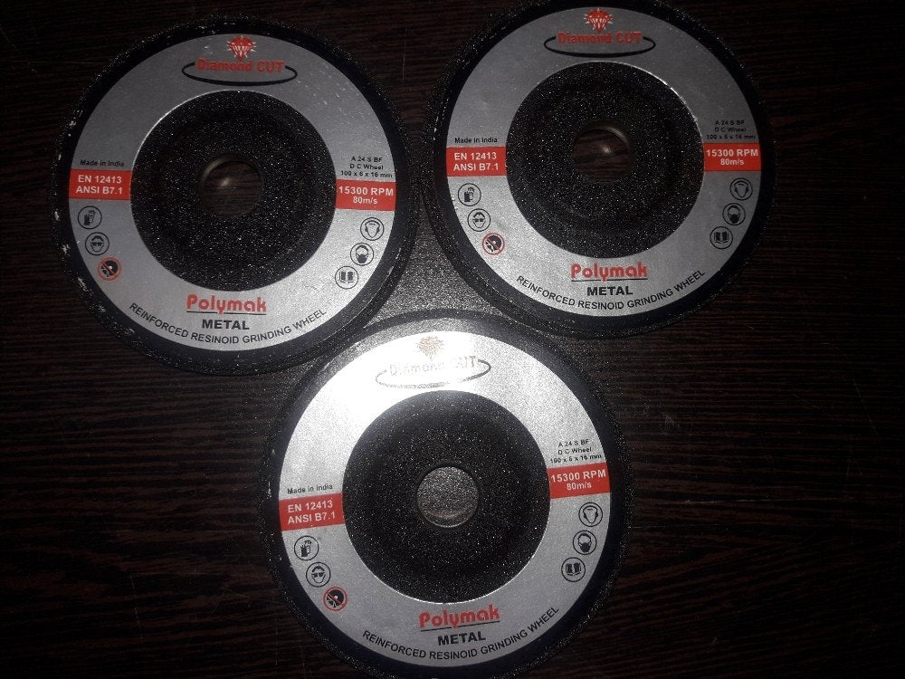 PolyMak Grinding Wheel Angle Wheel 4" Diamond Cut