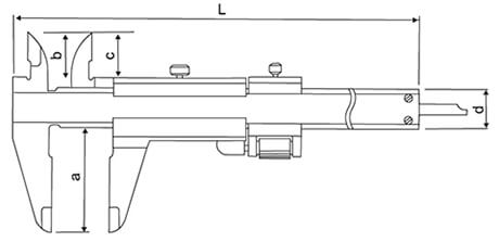 YAMAYO Vernier Caliper with Fine Adjustment